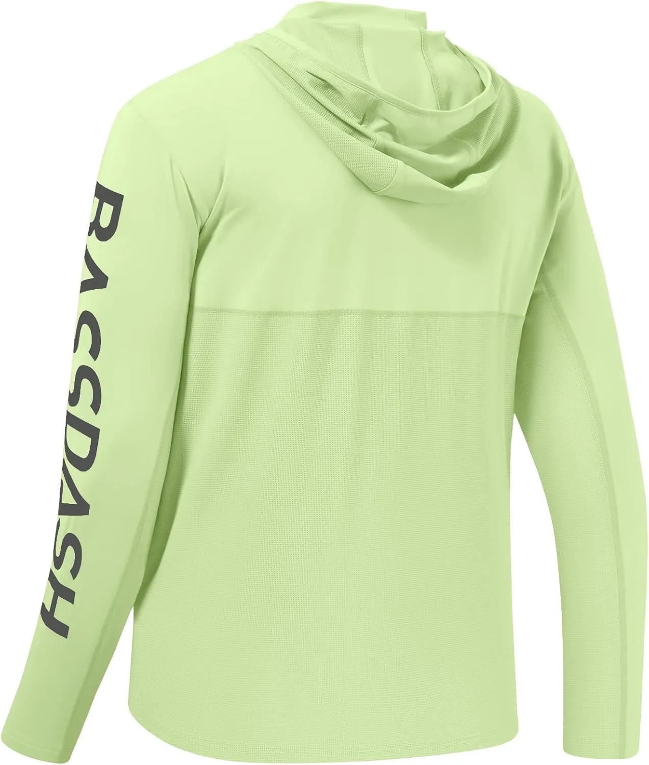 BASSDASH UPF 50  Men??s UV Sun Protection Long Sleeve Performance Fishing Hoodie Hooded Shirts