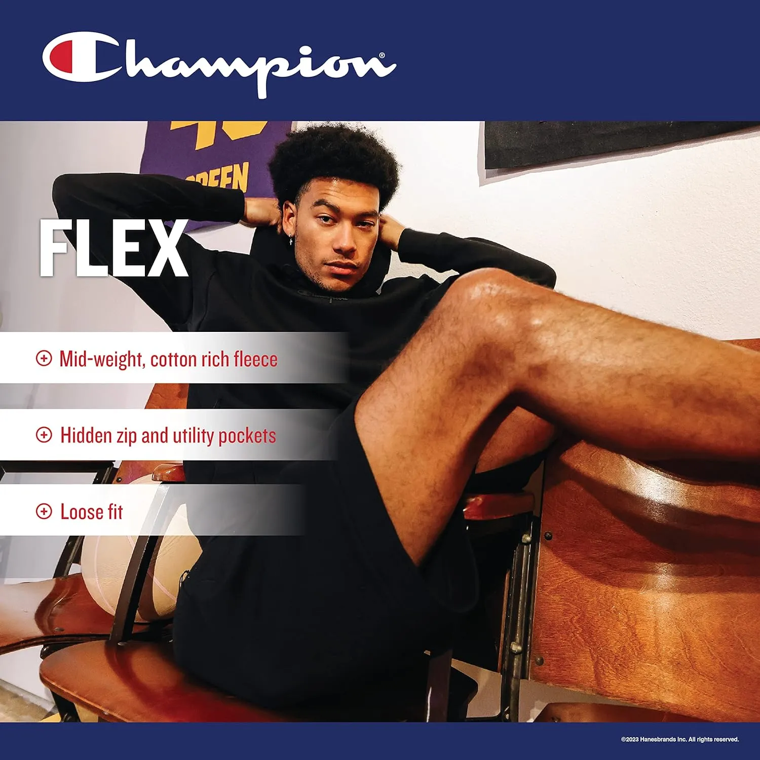 Champion Men's Long Sleeve T-Shirt Hoodie (Retired Colors)