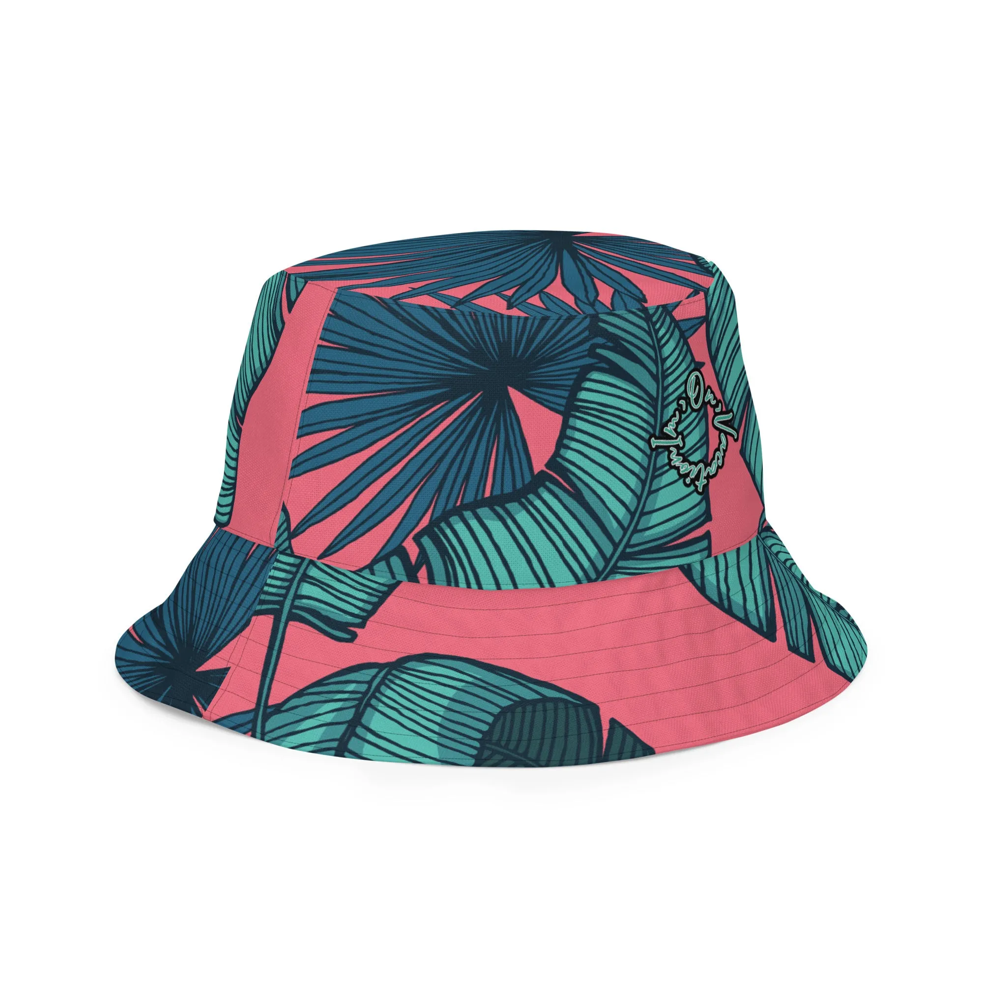 I.O.V-SPS24-Tropics Pink Reversible bucket hat