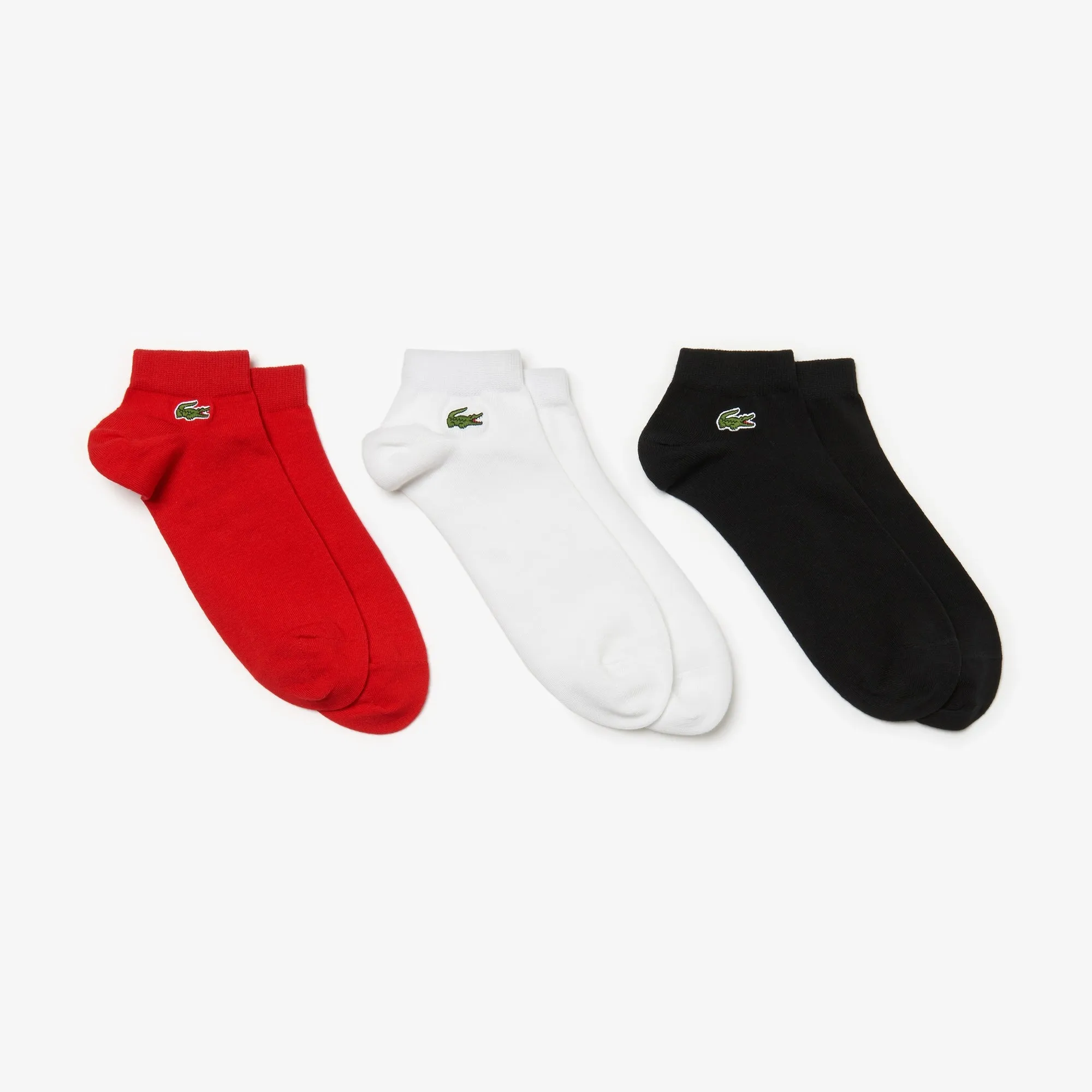 Lacoste Men's SPORT 3-Pack Low Cut Socks