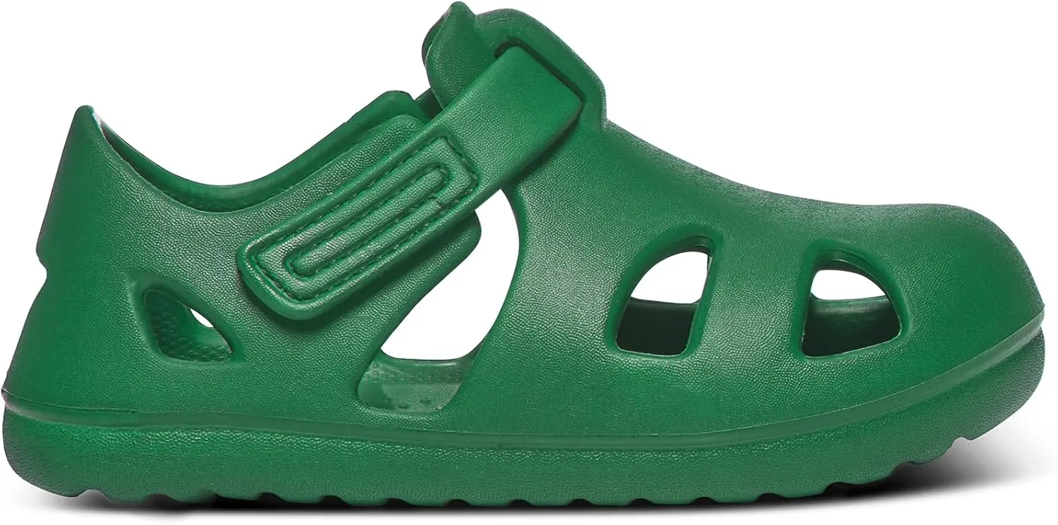 Ten Little Splash Sandals for Baby, Toddler & Kids, Adjustable, Closed Toe Water Sandals for Boys and Girls - Lightweight, Quick Drying Kids Water Shoes, and Flexible EVA with Traction