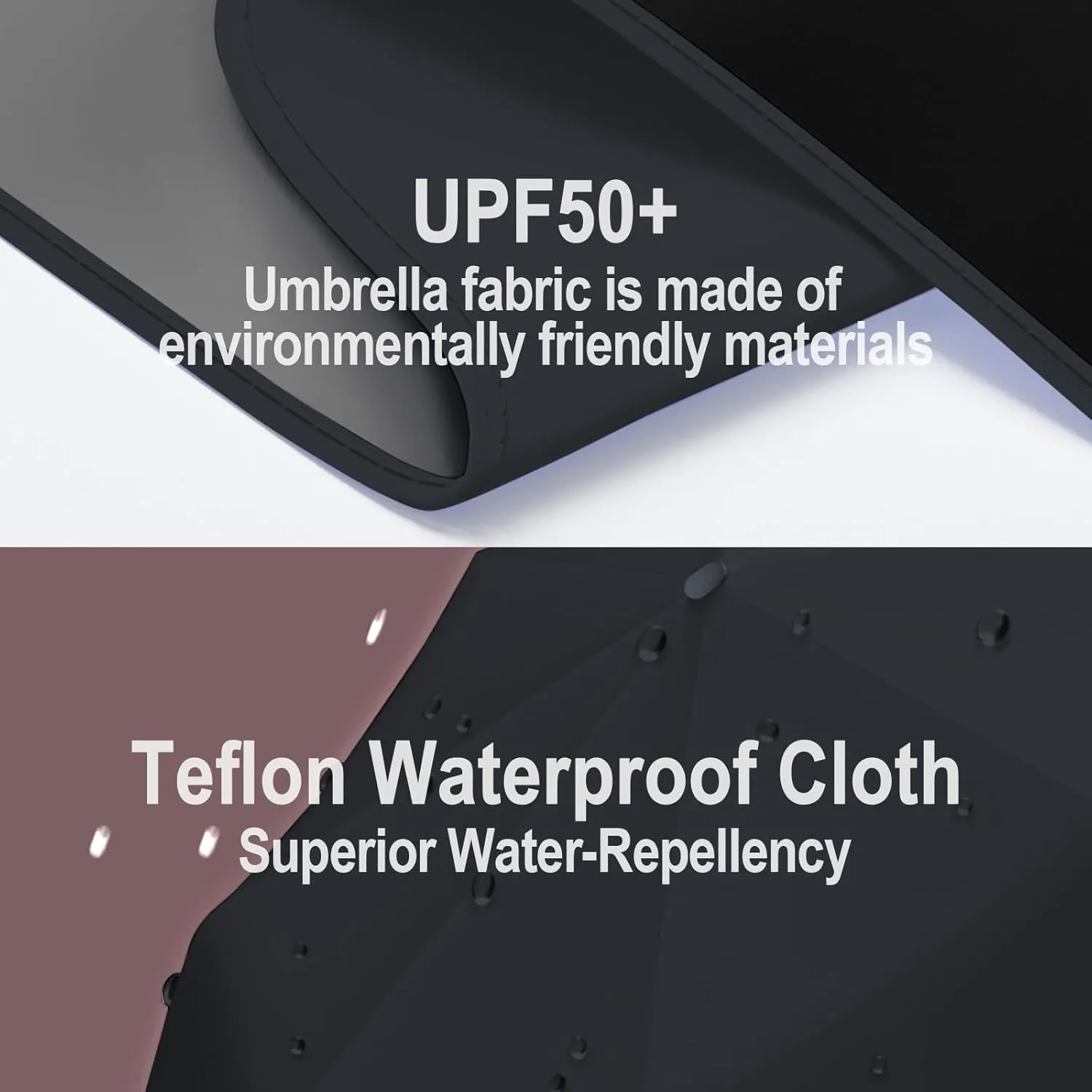 Windproof Mini Travel Folding Umbrella - UPF 50  Sun & Rain Protection, Small Compact Lightweight Design Fits in Pocket or Bag, Eco-Friendly Fabric Wallet Umbrella for Commuter, Men Women Boys Girls